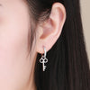 Key of Heart Lock Earrings
