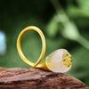 Crystal Lotus Ring