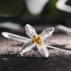 Snowdrop Flower Dangle Earrings
