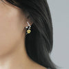 Golden Flowers Earrings