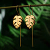 Monstera Leaves Dangle Earrings