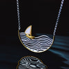 Boat in the sea Necklace