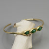 Golden Peapod Bangle