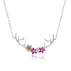 The Flower Deer Necklace - Rozzita.com