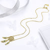 Golden Dream Catcher Necklaces