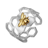 Honeycomb Bee Ring - Rozzita.com