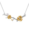 Golden Flowers Necklace - Rozzita.com