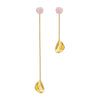 Rose Petal Dangle Earrings - Rozzita.com