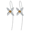 Snowdrop Flower Dangle Earrings - Rozzita.com
