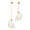 The Hanging Pearl Dangle Earrings - Rozzita.com