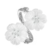 The Double Crystal Flower Ring - Rozzita.com