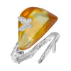 Amber Butterfly Ring - Rozzita.com