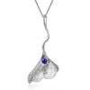 Leaf with Lapis Necklace