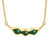 The Golden Peapod Necklace - Rozzita.com