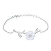 The Crystal Flower Bracelet - Rozzita.com