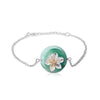 Lotus on Jade Stone Bracelet - Rozzita.com