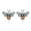 Bee Story Stud Earrings - Rozzita.com