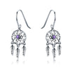 Purple Dream Catcher Earrings - Rozzita.com