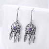 Purple Dream Catcher Earrings