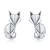 Origami Fox Stud Earrings - Rozzita.com