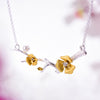 Golden Flowers Necklace