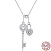 Key of Heart Lock Necklace - Rozzita.com