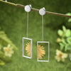 Sun Flower Dangle Earrings