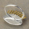 Golden Eyelashes Ring