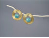 Corrugated Round Stud Earrings - Rozzita.com