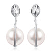 Lotus Flower Pearl Earrings - Rozzita.com