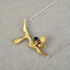 Bee and Honey Necklace