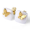 The Butterfly on Pillows Stud Earrings - Rozzita.com