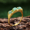 Golden Peapod Ring